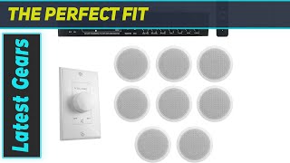 Rockville RCS801 Commercial Amplifier  CCL6T Ceiling Speakers Review [upl. by Davide]