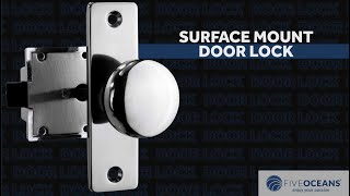 Surface Mount Door Lock BY FIVE OCEANS [upl. by Fregger]