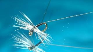 Tying a Small Spinner Dry Fly by Davie McPhail [upl. by Lune]