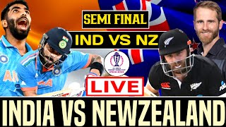 🔴LIVE India vs New Zealand  Wankhade stadium  1st Semifinal  WorldCup 2023 INDvsNZ [upl. by Healion]