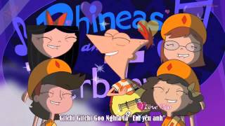 Vietsub  Kara Gitchee Gitchee Goo Extended Version  Phineas and Ferb [upl. by Kanor]