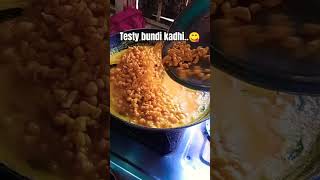 Testy Bundi kadhi😋 kadhirecipe bundi testyfood cg song likeandsubscribe viralvideo like [upl. by Ebocaj]