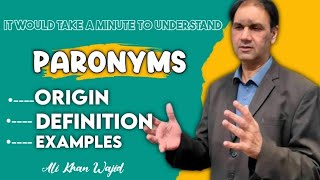 Paronyms with Origin  Definition  Examples  Learn With Gemini [upl. by Eelnyl]