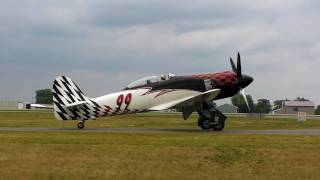 Hawker Sea Fury at Air Expo 2010 [upl. by Morly]