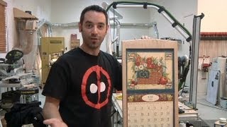 163  How to Build a Calendar Frame Part 2 of 2 [upl. by Neimad]