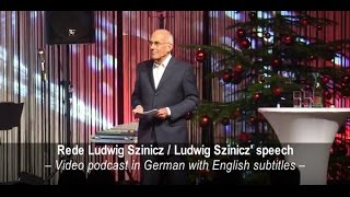 TGW Future Privatstiftung  Rede Ludwig Szinicz  Speech Ludwig Szinicz with English subtitles [upl. by Jennee]