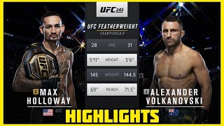 UFC 251 Volkanovski vs Holloway 2  Preview MUST WATCH [upl. by Lucilla]