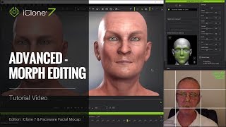 iClone Faceware Facial Mocap Tutorial  Advanced  Morph Editing [upl. by Taber614]