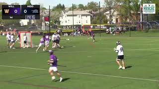 NESCAC SEMIFINAL  Williams Mens Lacrosse vs Middlebury  May 6th 2023 [upl. by Eimilb]