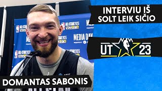 Domantas Sabonis apie „Žalgirį“ rinktinę ir brolį NBA [upl. by Roti691]