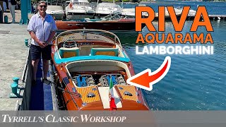 Riva Aquarama Lamborghini  Tuning the Most Beautiful Boat in the World  Tyrrells Classic Workshop [upl. by Stacy]