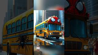 Superheroes became school buses shorts marvel ai batman SuperheroSwitch lego mcu [upl. by Ecidnarb]