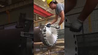 Sealing process of elbow pipe [upl. by Aroved]