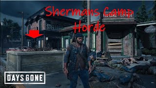 Days Gone  Shermans Camp Horde [upl. by Llertnauq116]