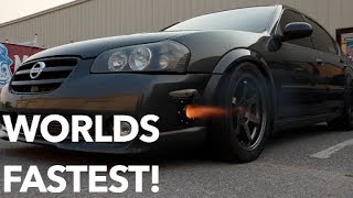 The worlds fastest Nissan Maxima [upl. by Arihs385]