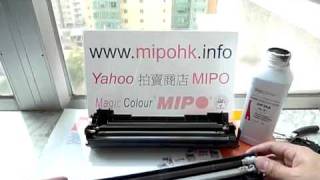 HP LaserJet P1006 Toner Cartridge Refill demo videoflv [upl. by Suzanna]