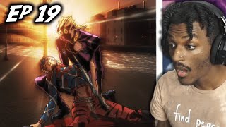 THIS FIGHT IS CRAZY  JoJos Bizarre Adventure Part 5 Ep 19 REACTION [upl. by Ardnuat]