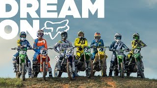 FOX MX 18  DREAM ON  RICKY CARMICHAEL RYAN DUNGEY CHAD REED AUSTIN FORKNER [upl. by Georgette]