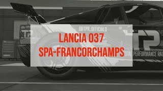 FORZA 7 TUNING GUIDE  SpaFrancorchamps B600 Lancia 037  ZimdogTuning [upl. by Riordan]