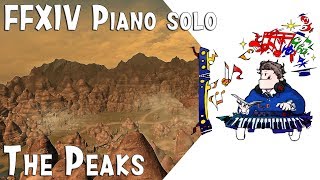 FFXIV  The Peaks  기라바니아 산악지대  theme for piano solo Arrby TerryD [upl. by Karalynn618]