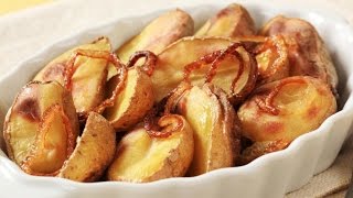 Oven roasted potatoes recipe easy [upl. by Ameehsat558]