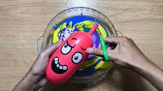 Making Slime with Funny Balloons  Satisfying Slime Video Part 393 [upl. by Eremahs973]