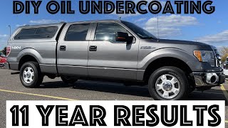 DIY Oil Undercoating  My 11 year results [upl. by Hnacogn]