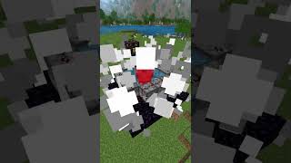 Prank over a Ravager in minecraft shorts minecraft meme memes [upl. by Anhcar]