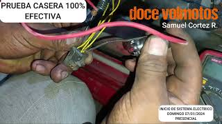 PRUEBA CASERA 100 EFECTIVA A UN ALTERNADOR TORITO BAJAJ [upl. by Romilly74]