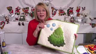 Sew a Christmas tree mat  Declan  Lizzy Curtis [upl. by Netneuq]