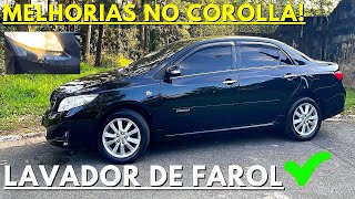 Lavador de farol do Toyota Corolla funcionou Voltei [upl. by Teddie]