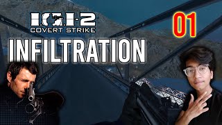 IGI 2 Covert Strike Infiltration Mission 1  Hassam Plays [upl. by Sirromed338]