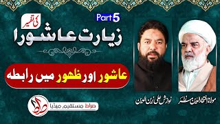 Ziyarat Ashura Part 5  عاشور اور ظھور میں رابطہ  Allama Iftikhar ud din Mirza [upl. by Celik280]