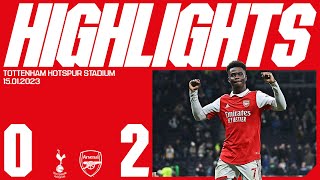 HIGHLIGHTS  Tottenham Hotspur vs Arsenal 02  North London derby delight [upl. by Aihsaei]