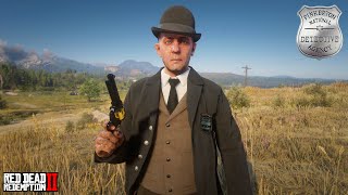 Playing as a Pinkerton in Red Dead Redemption 2  RDR2 [upl. by Hoag]