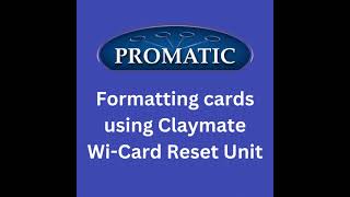 Formatting cards using Wi Card Reset Unit [upl. by Haymes992]