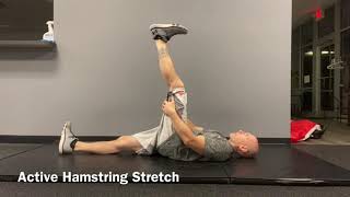 Active Hamstring Stretch [upl. by Hopper285]