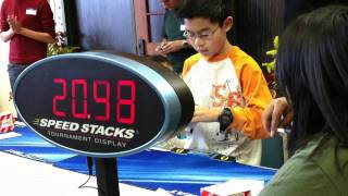 Rubiks Cube Competition  Bridgewater Open  12311 [upl. by Fonzie]