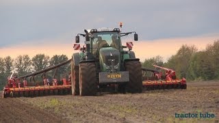 Fendt 936 Vario mit Väderstad Spirit 900 S Drillmaschine am Gerste drillen [upl. by Llednyl]