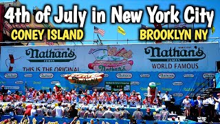 2020 Nathans Hot Dog Eating Contest FULL CONTEST Joey Chestnut NEW WORLD RECORD 75 DOGS 13TH TITLE [upl. by Pardner]