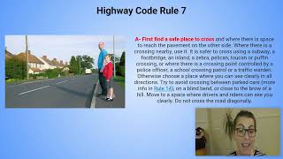 Avoid Accidents amp Stay Safe Essential Highway Code Rules for Pedestrians UK  135 DVLA DVSA [upl. by Tillman]