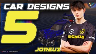 5 Joreuz RLCS Car Designs [upl. by Sophey610]