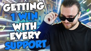 GETTING 1 WIN WITH EVERY SUPPORT IN OVERWATCH 2 [upl. by Secor]