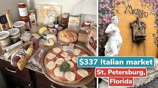 Spent 337 at HUGE Italian Market Mazzaros in St Petersburg Florida [upl. by Alvita]