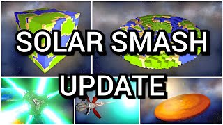 NEW SOLAR SMASH UPDATE  NEW SECRET PLANETS WEAPONS MAJOR CHANGES [upl. by Aerdnad991]