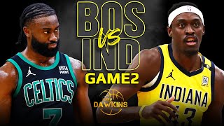 Boston Celtics vs Indiana Pacers Game 2 Full Highlights  2024 ECF  FreeDawkins [upl. by Ydnec297]