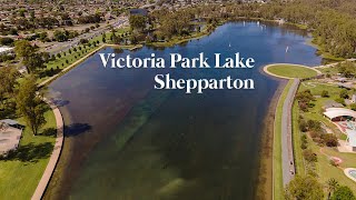 Victoria Park Lake Shepparton  4k Drone [upl. by Atteuqcaj657]