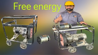 Make a free energy 220v  gasoline generator converting to free energy generator [upl. by Plunkett]