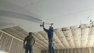 Behind the Scenes Our Drywall Installers Method At Westhampton Ma Part 13 drywall [upl. by Andrey]