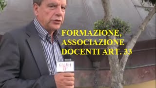 FORMAZIONE ASSOCIAZIONE DOCENTI ART 33 [upl. by Irtimed]